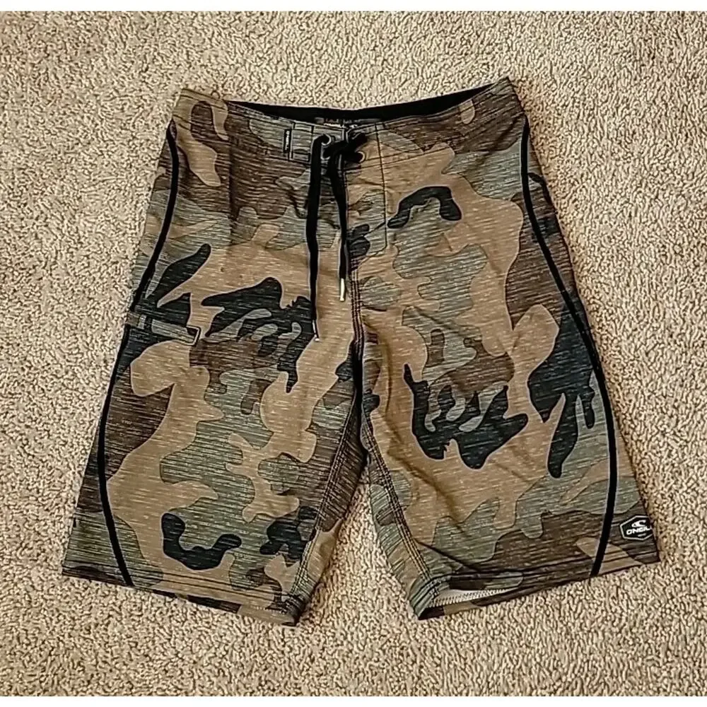O’Neill Hyperfreak Camo Boardshorts – Mens 26 | Surf + Beach Style